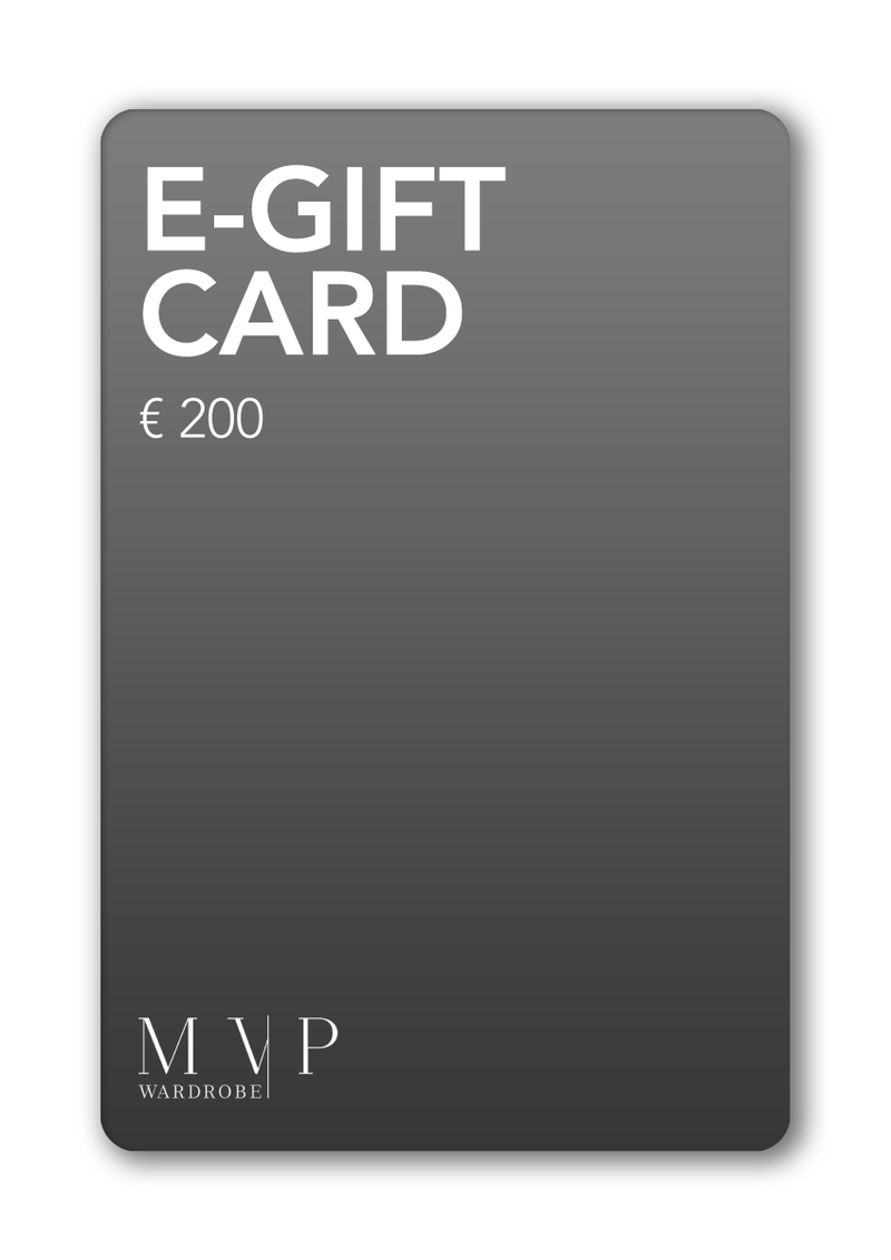 Gift Card MVP - 200 Euro - MVP Wardrobe
