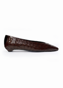 BALLET FLAT DIANA DARK BROWN