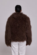 Mongolia shearling Coat Coffe