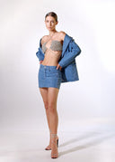 Montpellier denim skirt