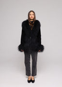 Mongolia Suede Jacket BLACK