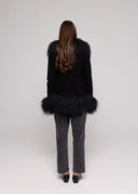 Mongolia Suede Jacket BLACK
