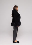 Mongolia Suede Jacket BLACK