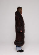 Coat Suede Mongolia shearling