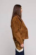 SHAWLCOLLAR Bomber in suede