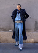 Coat Suede Mongolia shearling