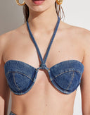 CAMELIA DENIM BRA - MVP Wardrobe