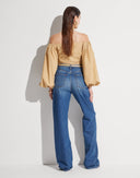 CAMELIA PALAZZO DENIM - MVP Wardrobe