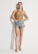 DAFNE METALLIC TOP - MVP Wardrobe