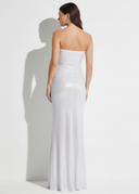 MELITE LONG DRESS - Vista da dietro full length