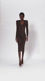 ECLIPSE MIDI DRESS