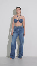 CAMELIA DENIM BRA