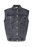 SAN BABILA DENIM GILET - MVP Wardrobe