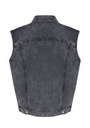 SAN BABILA DENIM GILET - MVP Wardrobe